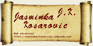Jasminka Košarović vizit kartica